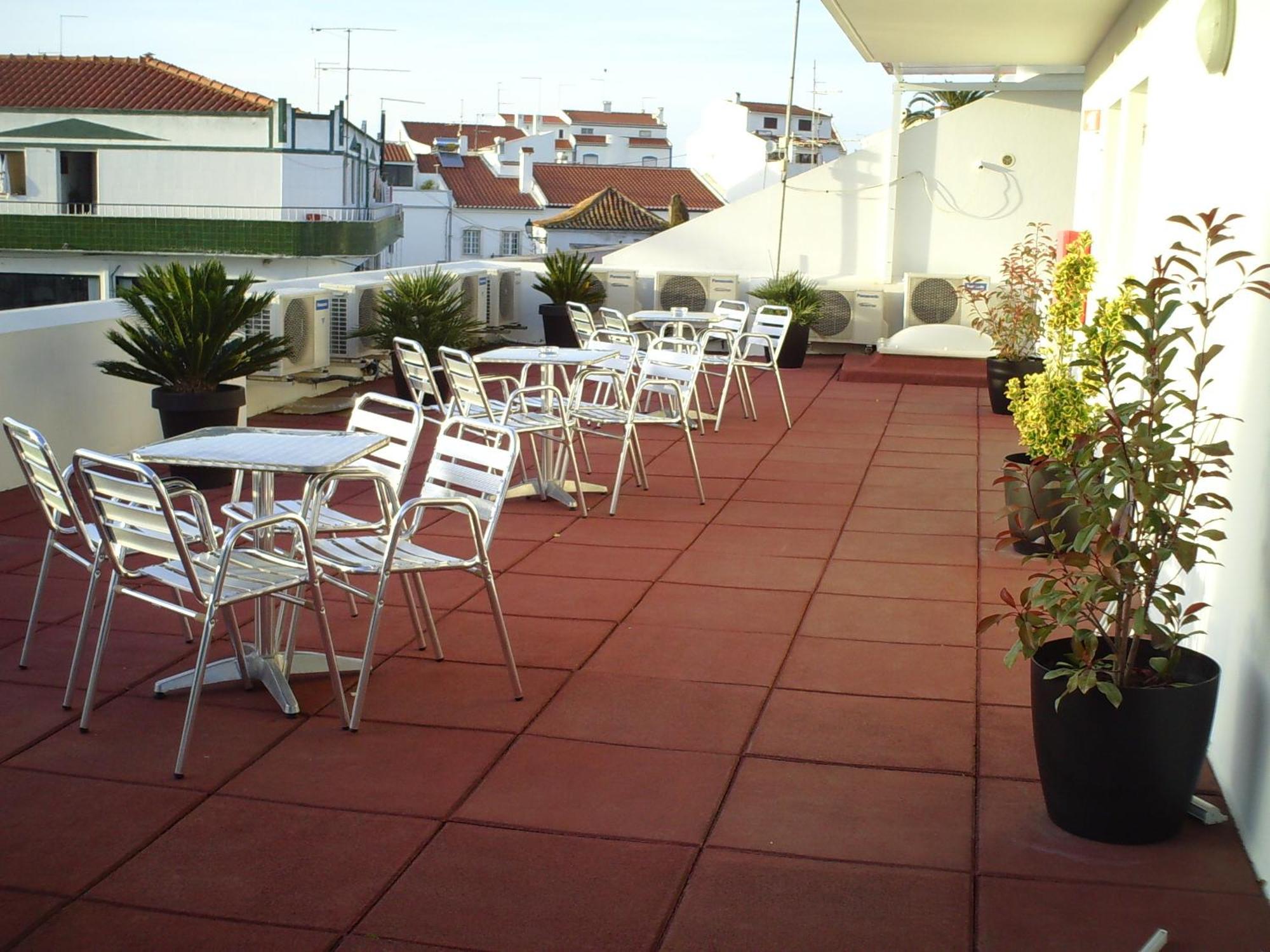 Hotel Serafim Almodovar Bagian luar foto